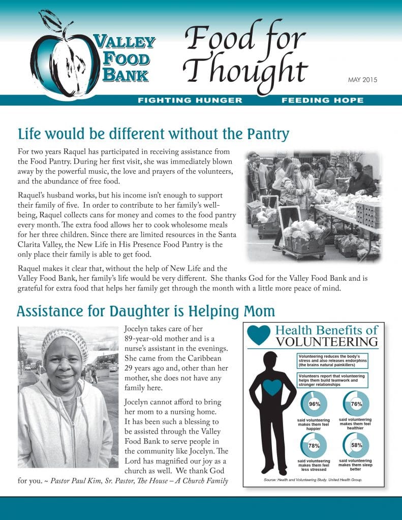 Food for Thought May 2015